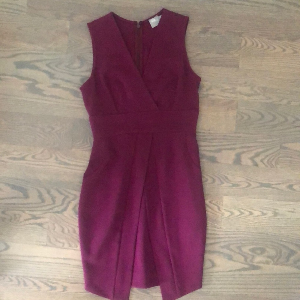 ASOS v neck sheath dress